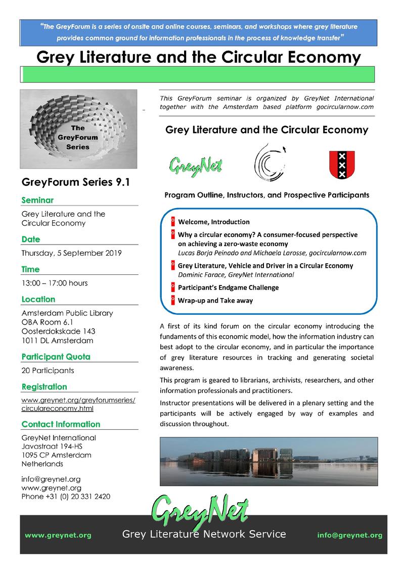 Grey Literature and the Circular Economy